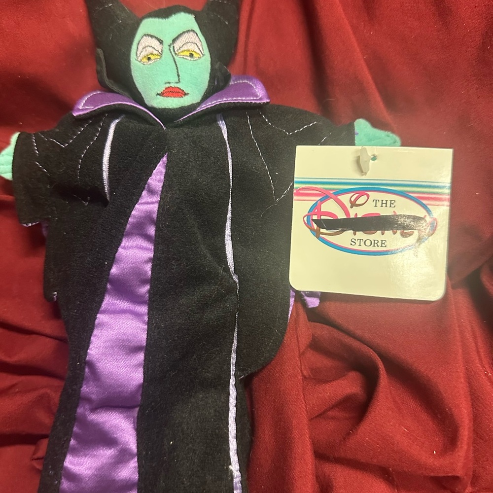 Disney Maleficent Plush with Black and Purple‎ Robe